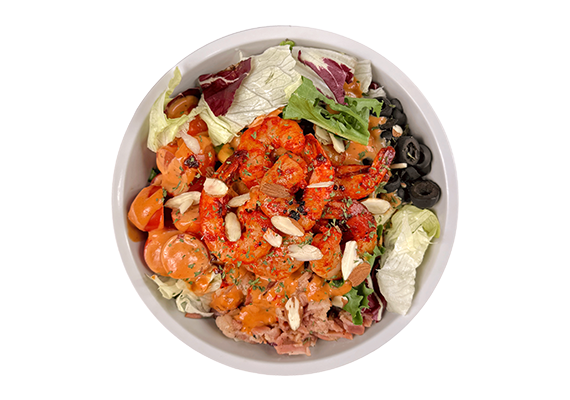 스모크 칠리 타코새우 샐러드